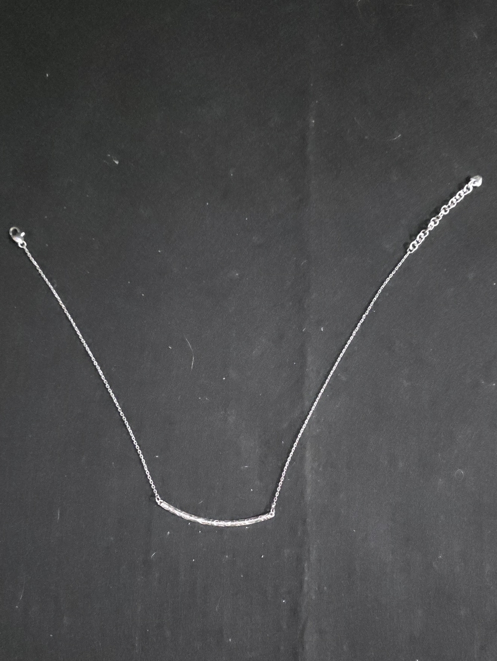 Brighton Delicate Silver Bar Necklace - Minimal Women Jewelry
